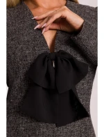 šaty s výstřihem do V černé model 21295846 - Moe šaty s výstřihem do V černé model 21295846 - Moe