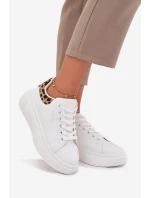 Dámské tenisky na platformě Big Star – bílé Dámské tenisky na platformě Big Star – bílé