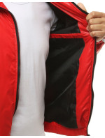 Červená pánská přechodná bunda s kapucí TX3446