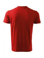 V-neck tričko unisex červená V-neck tričko unisex červená