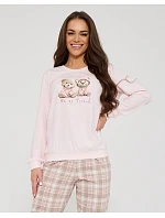Pyžamo Cornette 671/477 Be My Friend, dlouhé rukávy, velikosti S–2XL