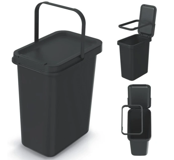 KOŠ 12 L SYSTEMA SORTIBOX BLACK RECYCLING