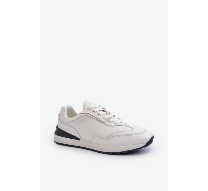 Mužské kožené tenisky BIG STAR NN174288 bílé Mužské kožené tenisky BIG STAR NN174288 bílé