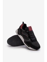 Pánské tenisky s paměťovou pěnou Memory Foam System Big Star NN174350 Černé Pánské tenisky s paměťovou pěnou Memory Foam System Big Star NN174350 Černé