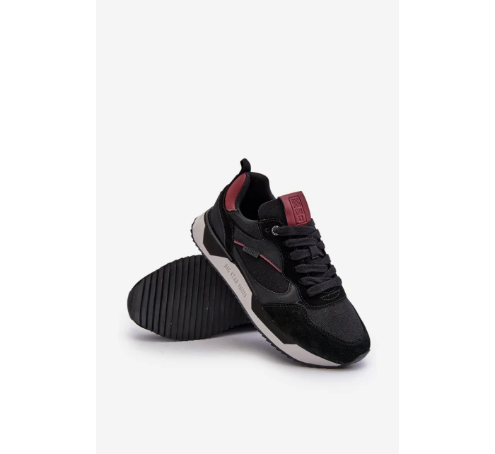 Pánské tenisky s paměťovou pěnou Memory Foam System Big Star NN174350 Černé Pánské tenisky s paměťovou pěnou Memory Foam System Big Star NN174350 Černé