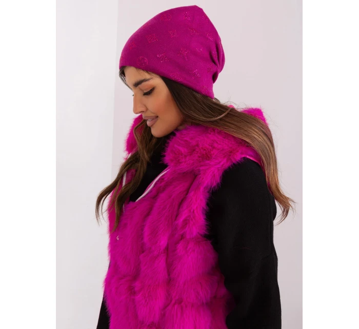 Czapka AT CZ model 18997461 fuksjowy - FPrice Czapka AT CZ model 18997461 fuksjowy - FPrice