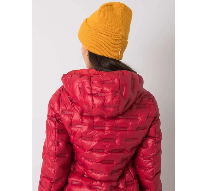 Dámská čepice.13 tmavě žlutá