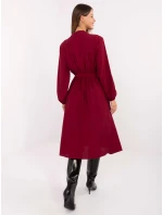 Sukienka MI SK model 21768579 bordowy - FPrice Sukienka MI SK model 21768579 bordowy - FPrice