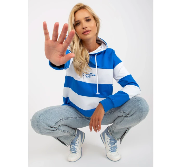 Mikina RV BL 8074.98 bílá a modrá