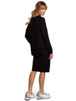 tužková sukně s pruhem s logem černá model 18002591 - Moe