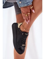 Dámské tenisky z ECO kůže Big Star – černé Dámské tenisky z ECO kůže Big Star – černé