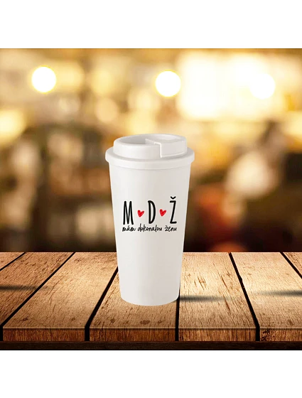 MÁM  bílý termohrnek 475 ml model 22163629 - Giftela