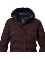 Dámská prošívaná bunda Killtec KOW 9 s kapucí dlouhá bordó (41806/447) -Killtec Dámská prošívaná bunda Killtec KOW 9 s kapucí dlouhá bordó (41806/447) -Killtec