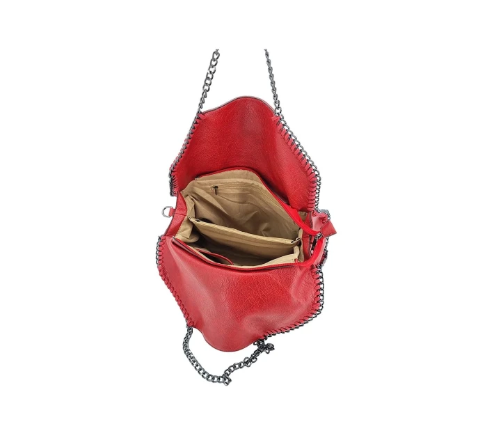 Originální dámská denní kabelka červená RZQM7 Originální dámská denní kabelka červená RZQM7