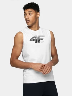 Pánské tričko bez rukávů 4F 4FWSS25TSLEM287-10S