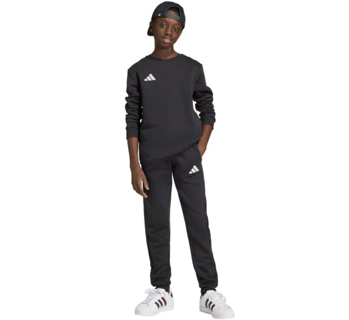 Dětská mikina adidas Entrada 26 Sweat Top černá JZ6554