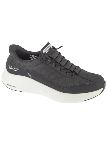 Skechers Slip-Ins: Contour Foam – Cozy 232619-BKW Černé 40 Skechers Slip-Ins: Contour Foam – Cozy 232619-BKW Černé 40