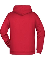 Daiber JN 796 Pánská mikina s kapucí 02.0796 red