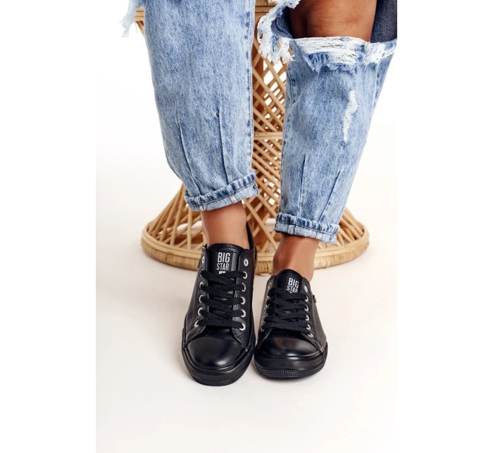 Dámské Tenisky Big Star Černé model 21525428 - Big Star Shoes Dámské Tenisky Big Star Černé model 21525428 - Big Star Shoes
