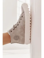 Dámské Tenisky Big Star Vysoké Zateplené Šedé model 21595899 - Big Star Shoes