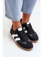 Klasické Dámské Tenisky Z Eko Kůže Černé model 21683302 - Boto