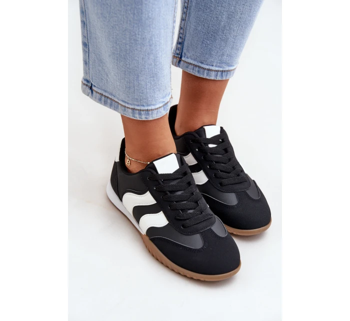 Klasické Dámské Tenisky Z Eko Kůže Černé model 21683302 - Boto