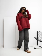 Bluza RV BL model 21777704 bordowy - FPrice Bluza RV BL model 21777704 bordowy - FPrice