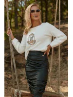 Sukně M767 - Makadamia Sukně M767 - Makadamia