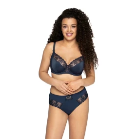 Dámské kalhotky brazilky AV 1922/B NAVY BLUE