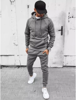 Pánské tmavě šedé tepláky Dstreet AX0624