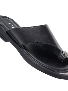 Dámské žabky elegantní černé Vinceza model 22117687