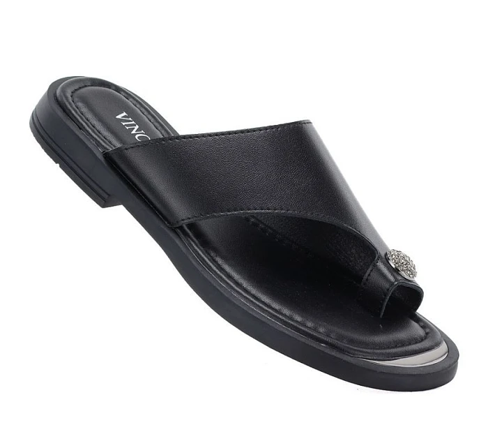 Dámské žabky elegantní černé Vinceza model 22117687