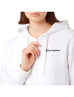 Dámská mikina s kapucí na zip bílá model 22119582 - CHAMPION