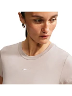 Dámské tričko Nike Sportswear Chill Knit, krémové, FV5508 236