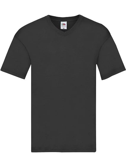 Fruit of the Loom Original V-Neck T Pánské tričko s výstřihem do V 16.1426 black Fruit of the Loom Original V-Neck T Pánské tričko s výstřihem do V 16.1426 black