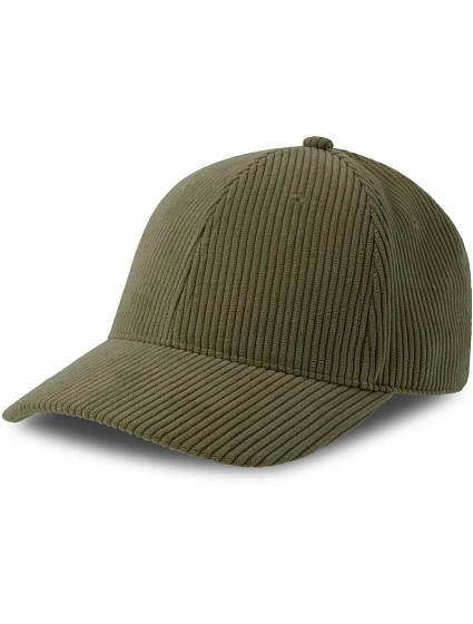 Atlantis Headwear Cordy-S 6 panelová manšestrová kšiltovka 33.0226 olive Atlantis Headwear Cordy-S 6 panelová manšestrová kšiltovka 33.0226 olive