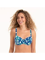 Style Leandra Top Bikini - horní díl 8743-1 modrá oceán - RosaFaia