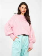 Jumper MI SW 0302.18 světle růžový Jumper MI SW 0302.18 světle růžový