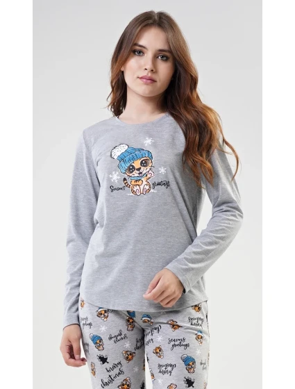 Dámské pyžamo dlouhé Tygřík