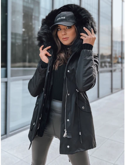 Dámská zimní bunda parka GARNET černá FashionStreet TY3957