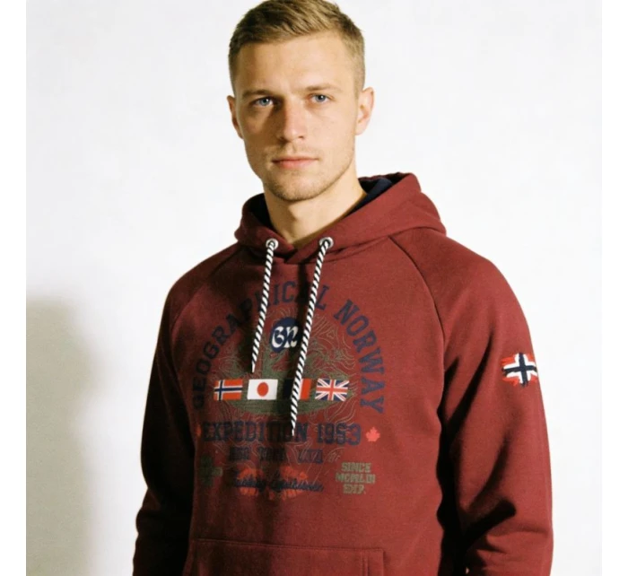 Mikina DB 100 M model 21187941 pánské - Geographical Norway Mikina DB 100 M model 21187941 pánské - Geographical Norway