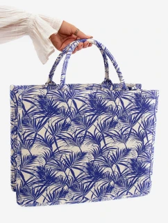 Vzorovaná Velká Kabelka Modrá model 21662131 - Boto