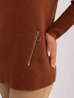 PM SW PM717 Svetr.20 hnědá