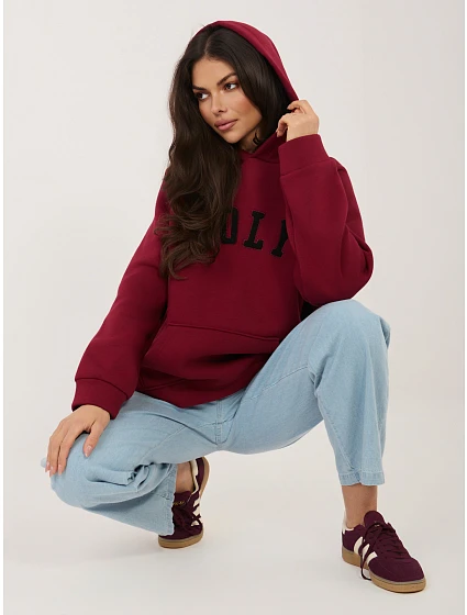 Bluza RV BL model 22076804 bordowy - FPrice Bluza RV BL model 22076804 bordowy - FPrice