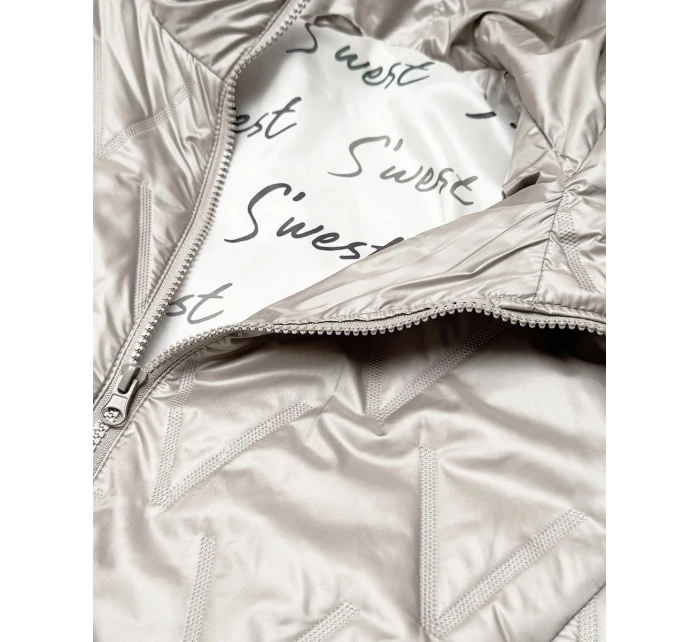 kurtka damska z  Goodlookin jasny beżowy model 22015607 - S'WEST