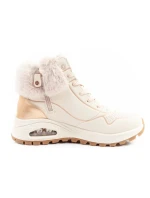 Skechers Uno Rugged dámská sportovní obuv zateplené boty zimní béžové dámské