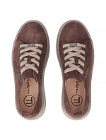 Kožené polobotky na platformě bílé model 22078985 - FILIPPO Kožené polobotky na platformě bílé model 22078985 - FILIPPO