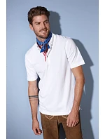 JN Pánské piqué polo v  stylu 02.0 white model 22488686 - Daiber