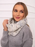 KN16 Dámský snood v barvě ecru