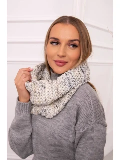 KN16 Dámský snood v barvě ecru